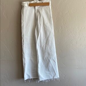 Zara wide leg white jean
